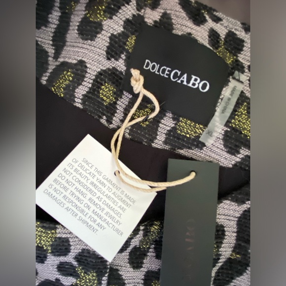 Leopard Print Dolce Cabo Dress Coat XL - Picture 5 of 8